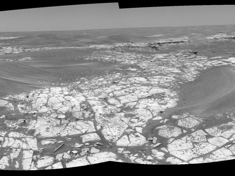The Road to Victoria Crater on Mars