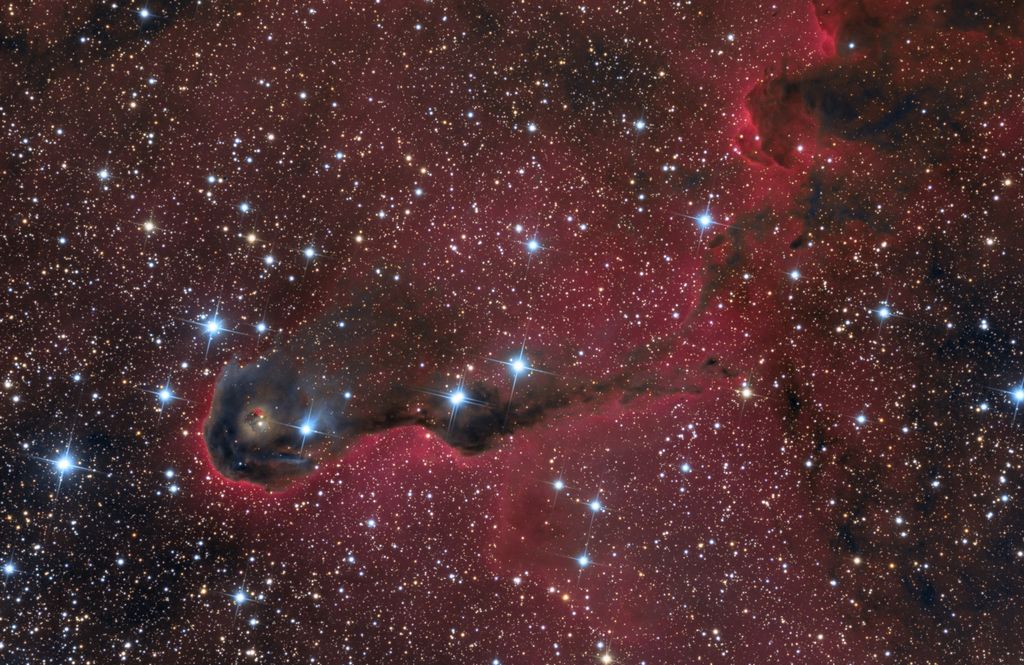 Nebuleuse de la Trompe d'Elephant dans la Constellation de Cephee
