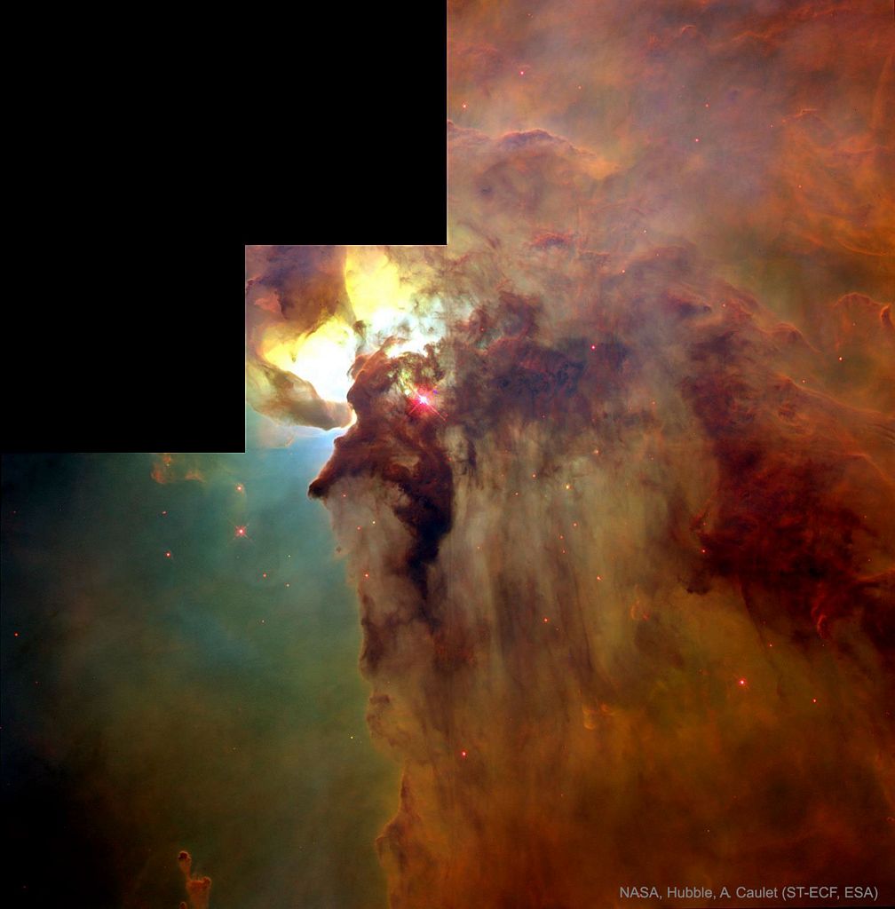 In the Center of the Lagoon Nebula