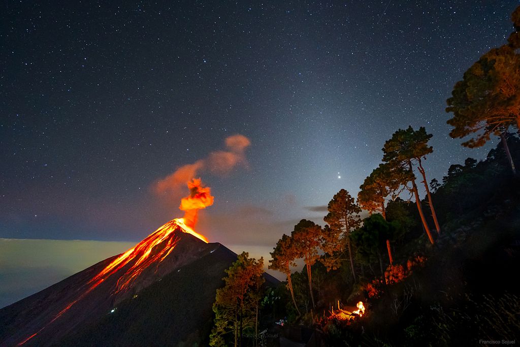 Une grande conjonction volcanique