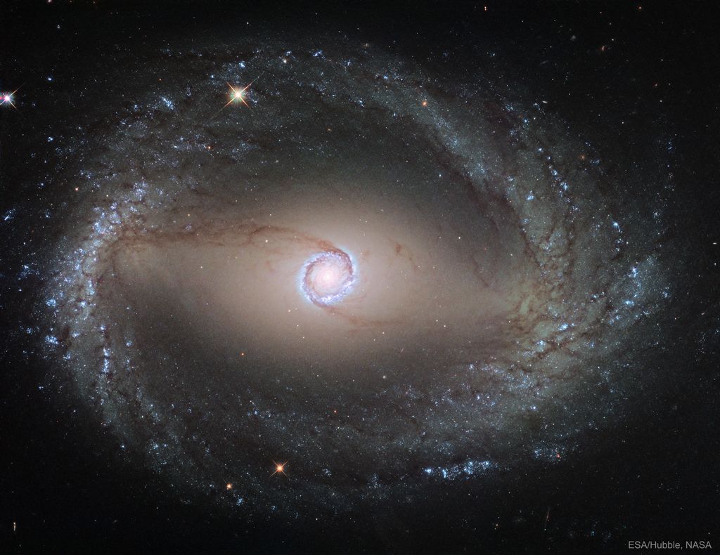 Galaxie spirale NGC 1512 : les anneaux intérieurs