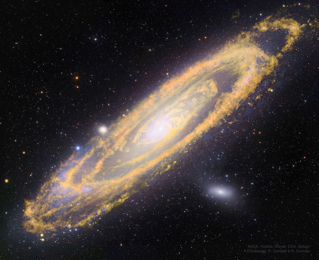 Les étoiles passées et futures d'Andromède