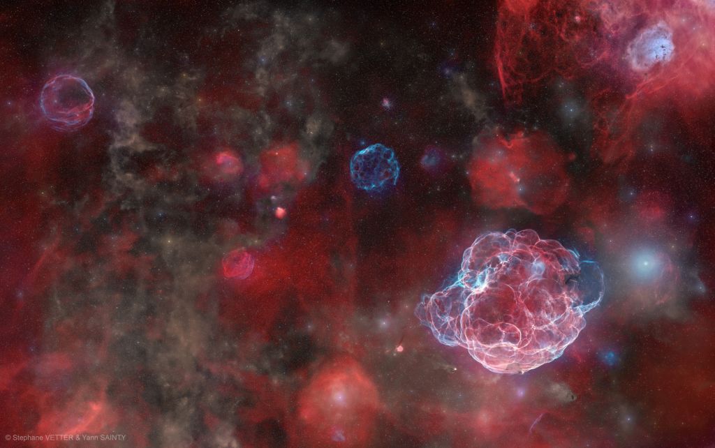 The Ghosts of Five Supernovas