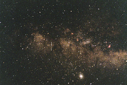 Hale-Bopp, Jupiter, and the Milky Way