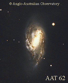 Unusual Spiral Galaxy M66