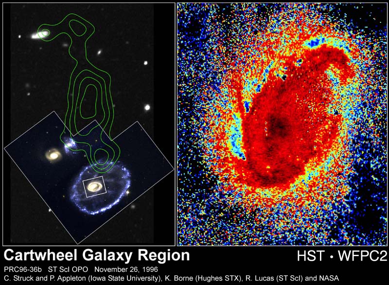 Comet-like Clouds in the Cartwheel Galaxy
