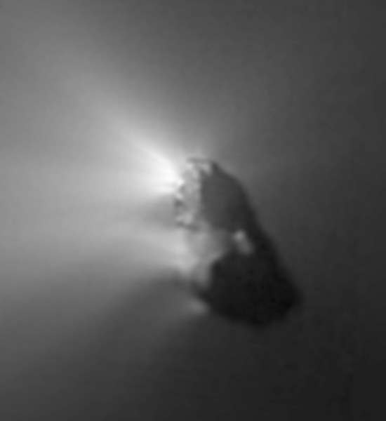 Comet Halley's Nucleus