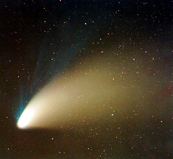 Hale-Bopp's Fickle Ion Tail
