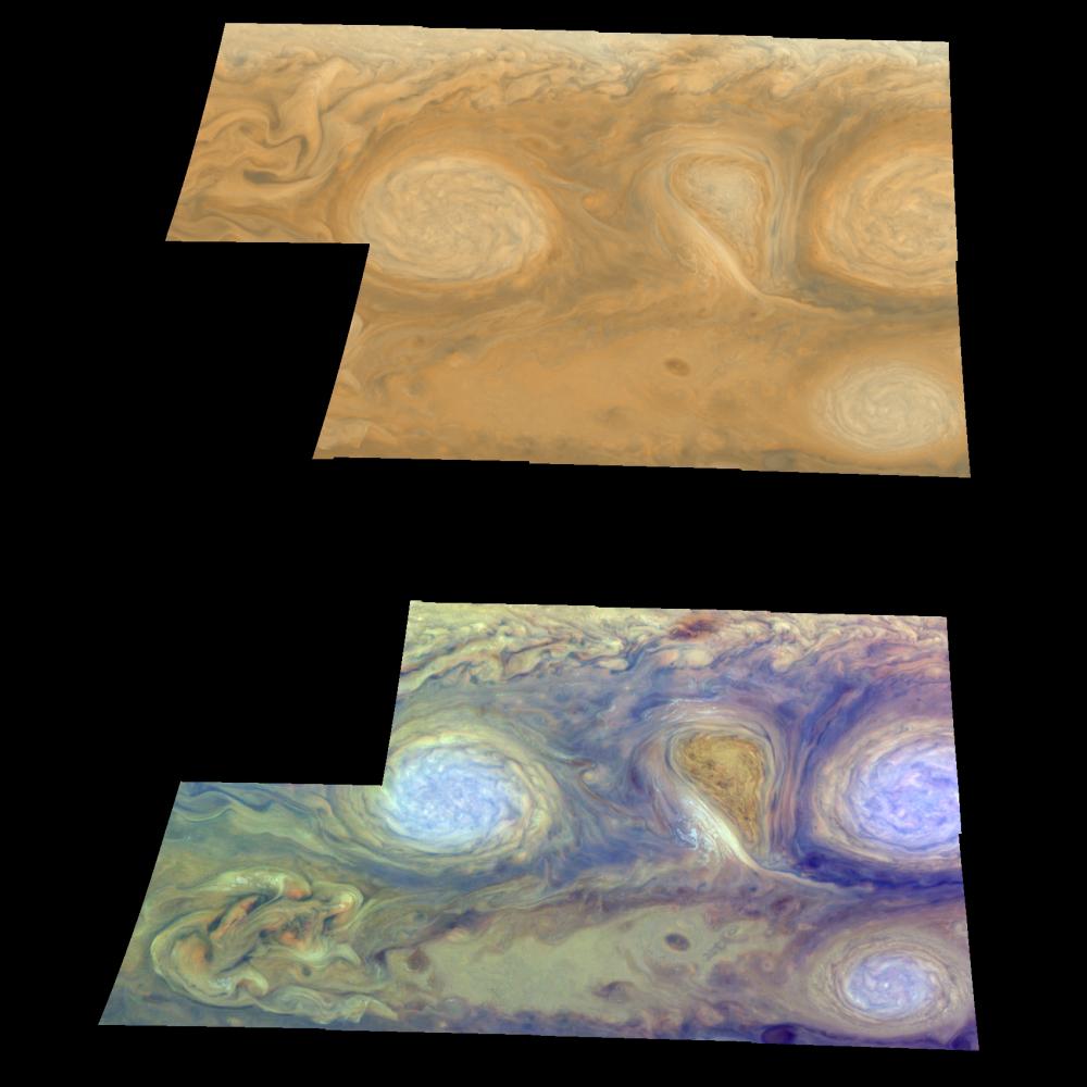 White Oval Clouds on Jupiter