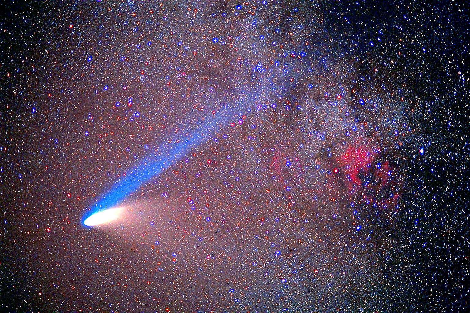 Hale-Bopp and the North American Nebula