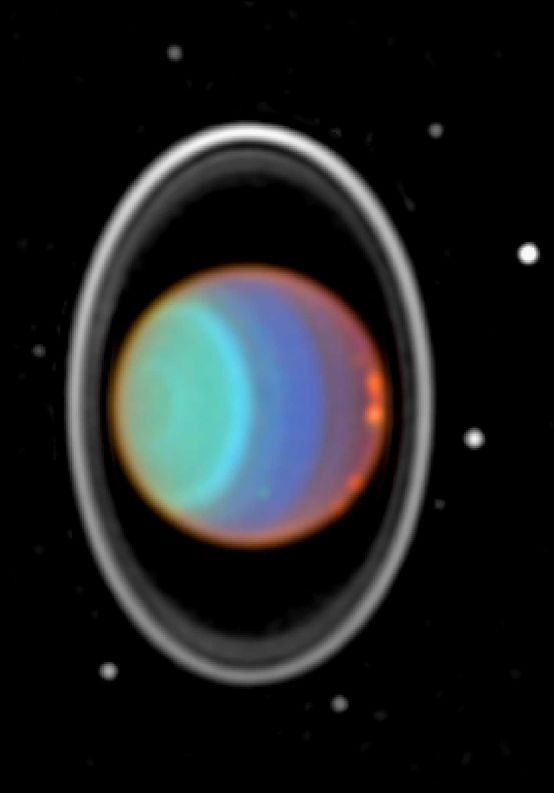 Uranian Moons, Rings, And Clouds
