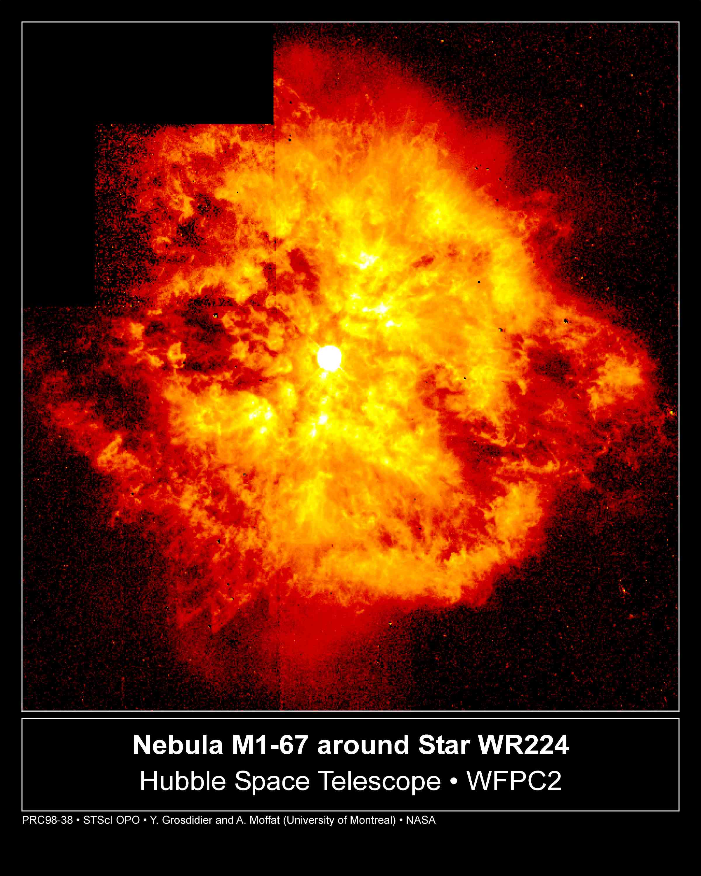 WR124: Stellar Fireball